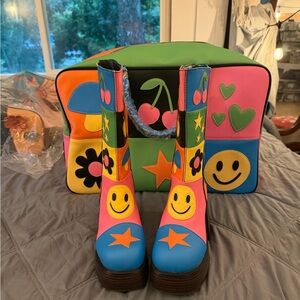 Dollskill happy in my mind bundle of boots and weekender bag